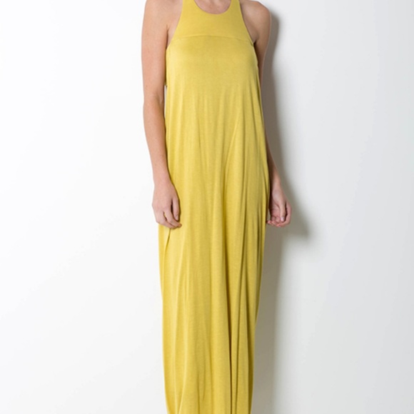 Racer Zip Back Maxi Dress - Picture 2 of 3